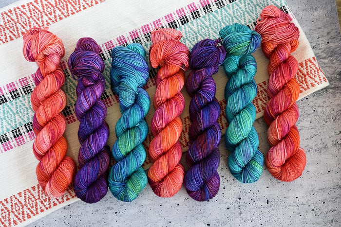 Destination Yarn fingering weight yarn First Class Silk Guatapé