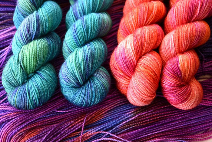 Destination Yarn fingering weight yarn First Class Silk Guatapé
