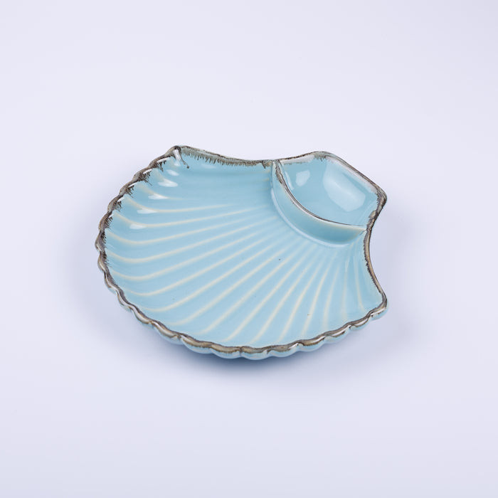 Handmade Decorative Ceramic Platter For Serving & Decor - BLUE
