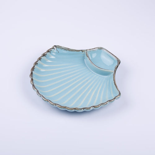 Handmade Decorative Ceramic Platter For Serving & Decor - BLUE