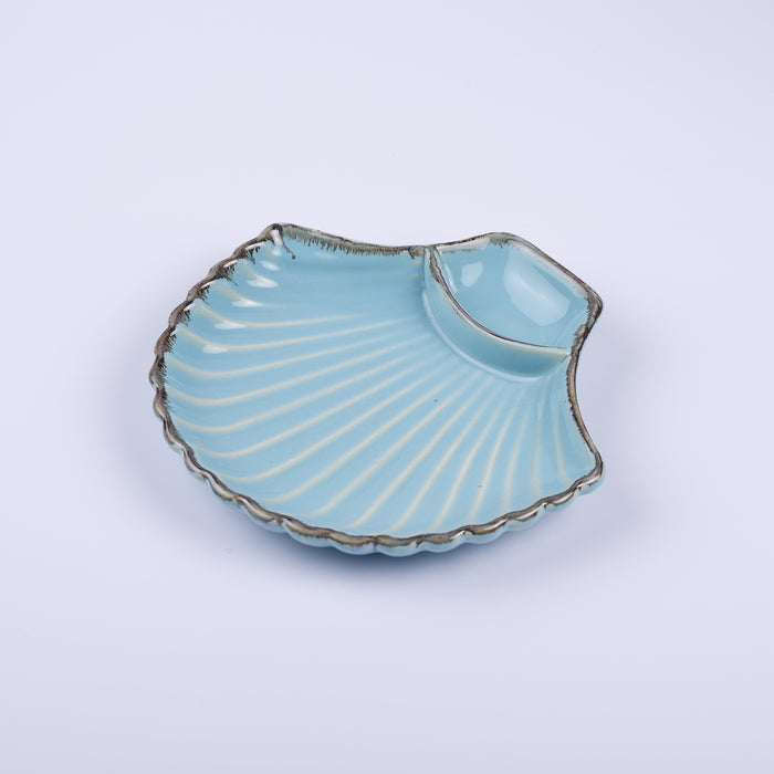 Handmade Decorative Ceramic Platter For Serving & Decor - BLUE