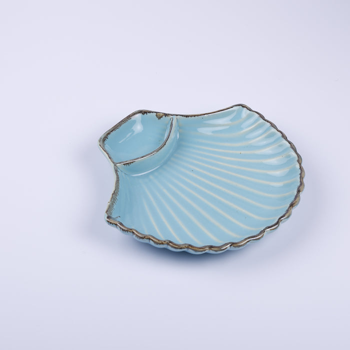 Handmade Decorative Ceramic Platter For Serving & Decor - BLUE