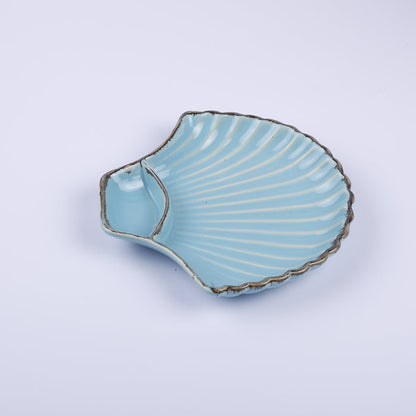 Handmade Decorative Ceramic Platter For Serving & Decor - BLUE