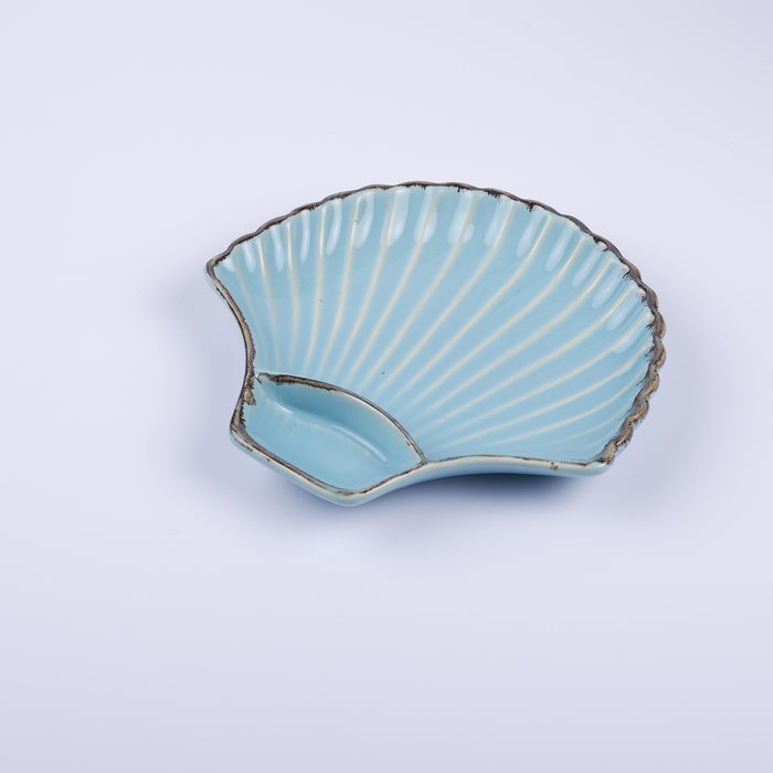 Handmade Decorative Ceramic Platter For Serving & Decor - BLUE