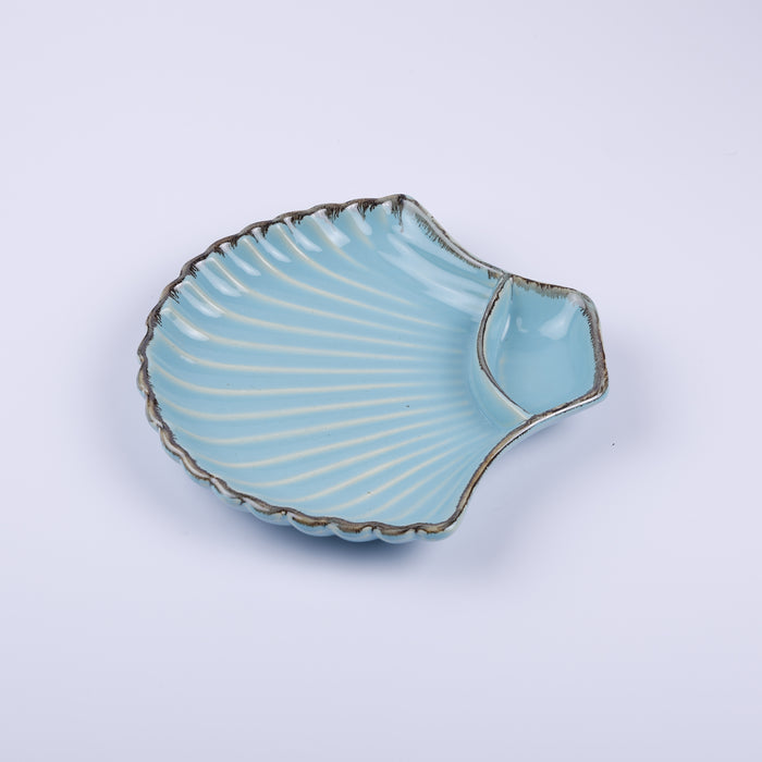 Handmade Decorative Ceramic Platter For Serving & Decor - BLUE