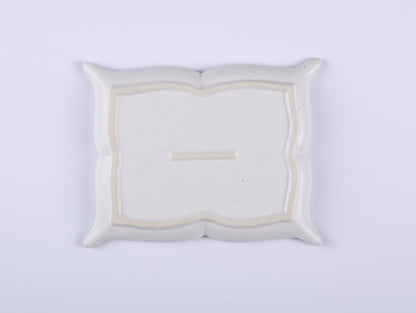 Handmade Decorative Ceramic Platter For Serving & Decor - CHARM-SQR