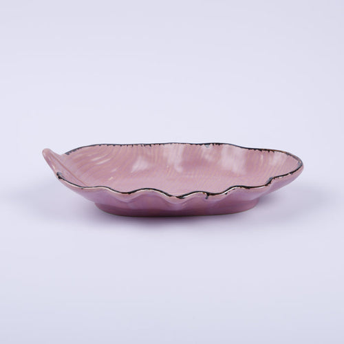 Handmade Decorative Ceramic Platter For Serving & Decor -PINKLEAF