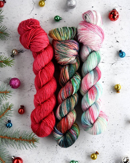 Destination Yarn Mini Skein Set Holiday Eras Collection - Mod and Maximalist - MINI SKEIN SET