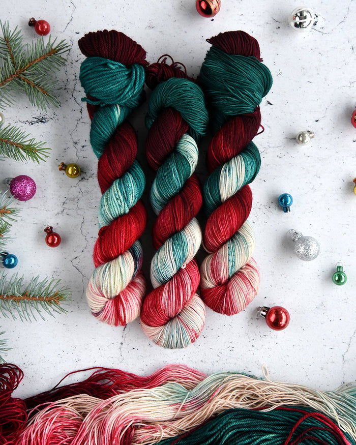 Destination Yarn fingering weight yarn Home Alone House