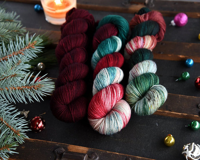 Destination Yarn fingering weight yarn Home Alone House