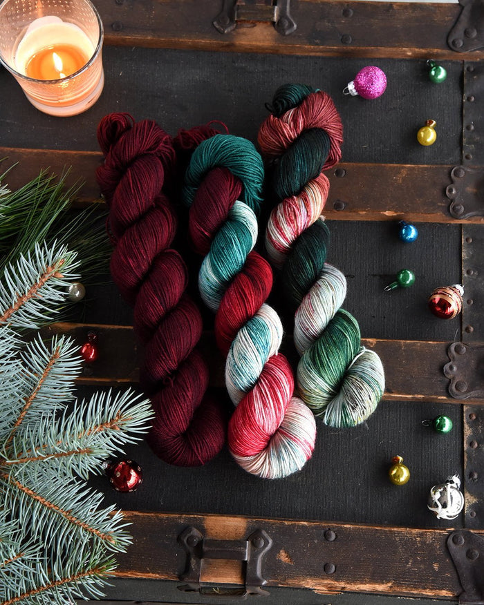 Destination Yarn fingering weight yarn Home Alone House