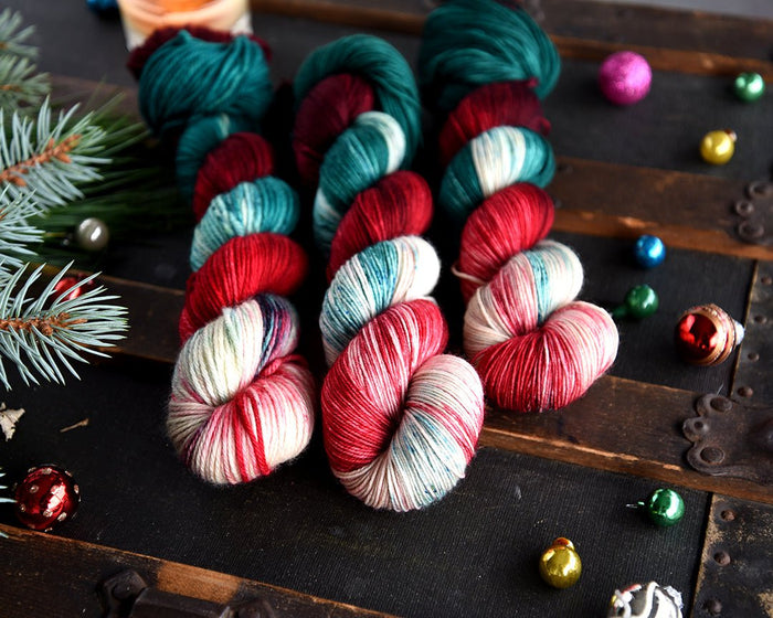 Destination Yarn fingering weight yarn Home Alone House