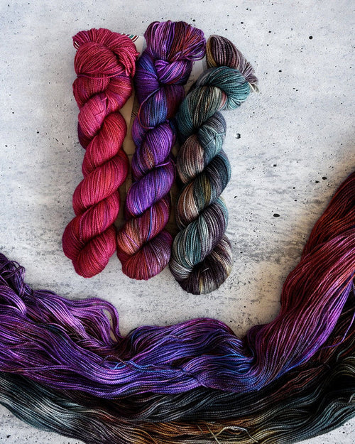 Destination Yarn Knitting Kit Hot Girl, Sad Girl Trio