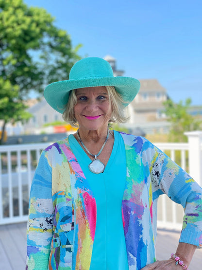 LULU-B SEAFOAM HAT