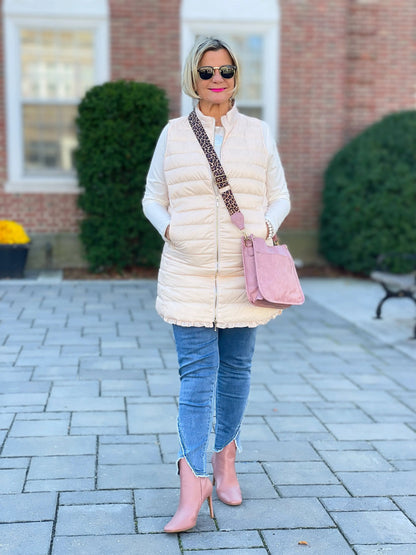 LULU-B BLUSH PUFFER VEST