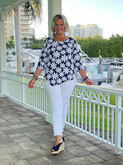 DAISY DAY ASYMMETRIC TOP