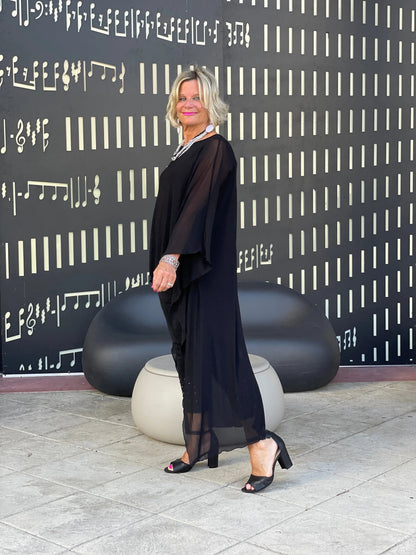 BLACK SPLASH TUNIC