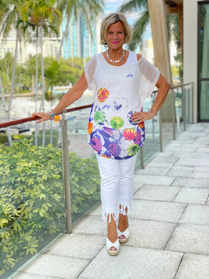 CHIFFON WHITE BLOUSE