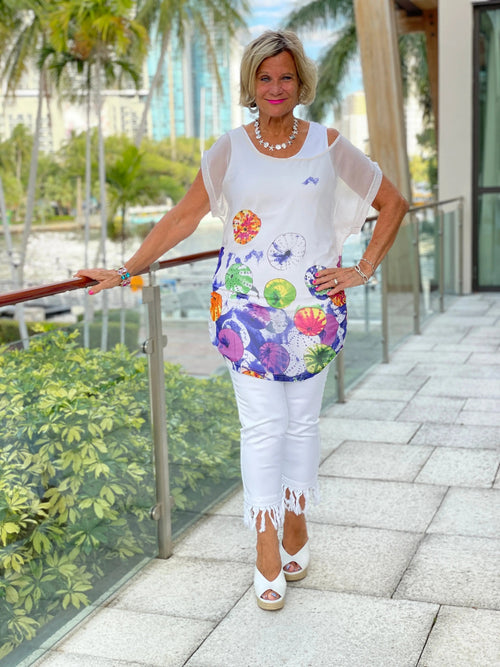 CHIFFON WHITE BLOUSE