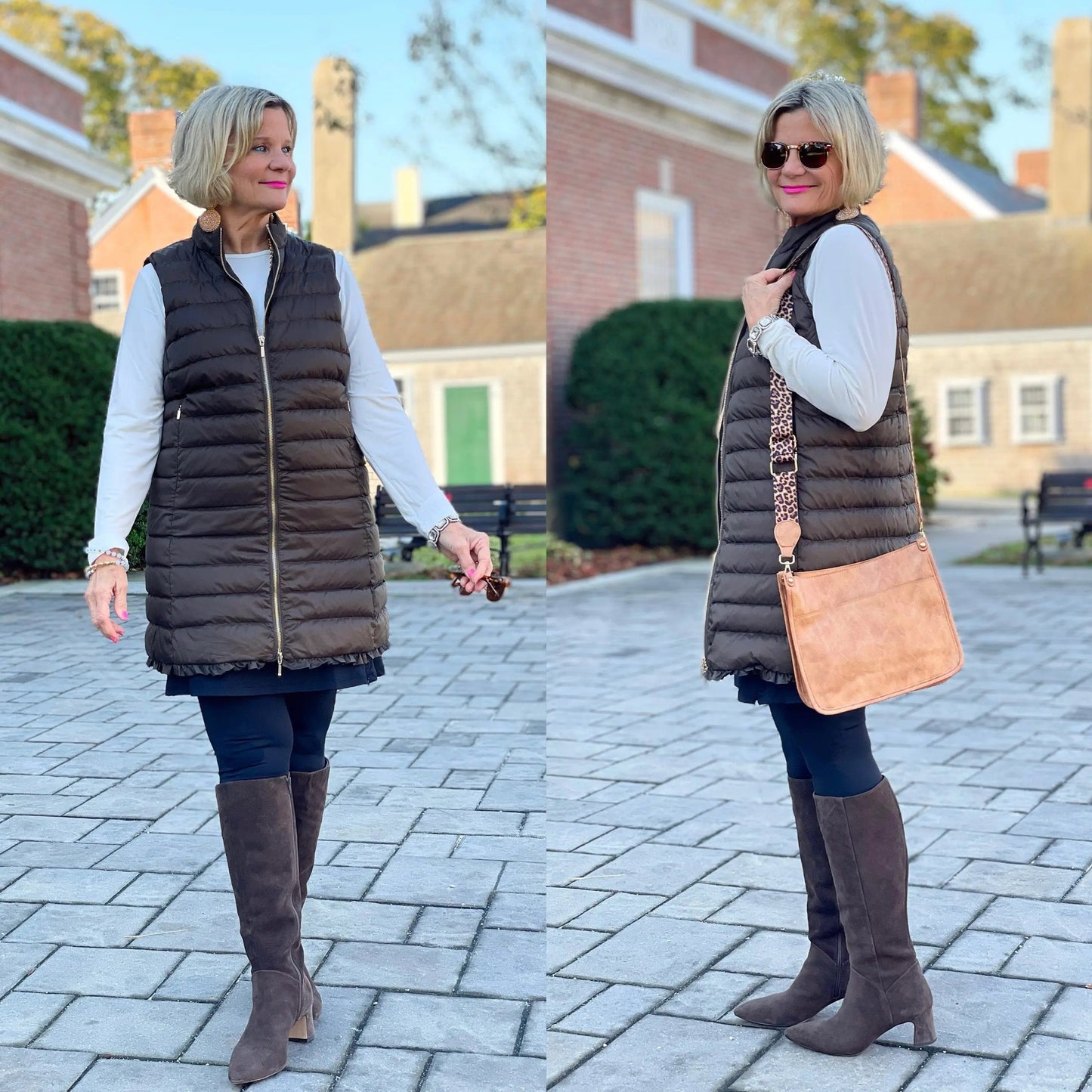 LULU-B OLIVE PUFFER VEST