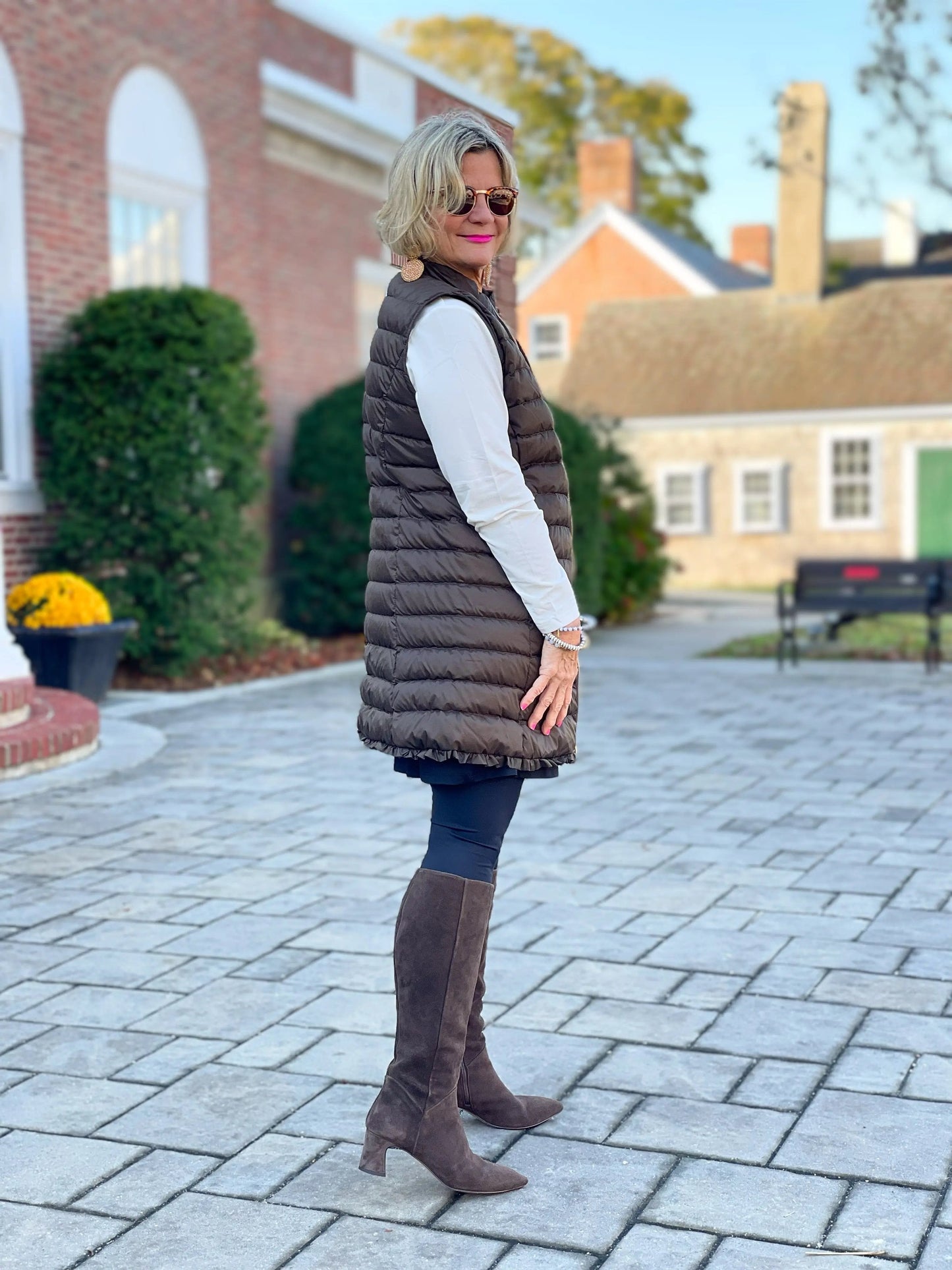 LULU-B OLIVE PUFFER VEST