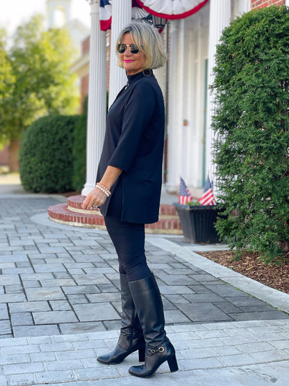 LULU-B  BLACK TUNIC