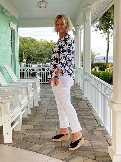 DAISY DAY ASYMMETRIC TOP