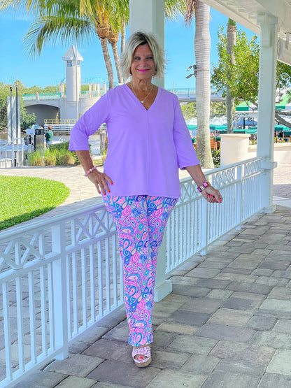 CAROLINA PAISLEY PALAZZO