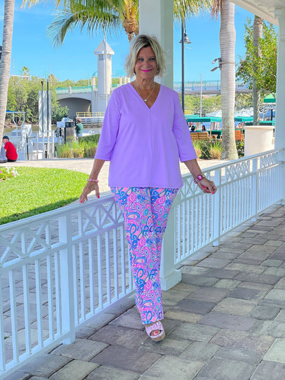 CAROLINA PAISLEY PALAZZO