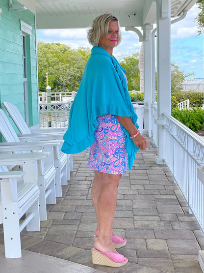 CAROLINA PAISLEY HALTER DRESS