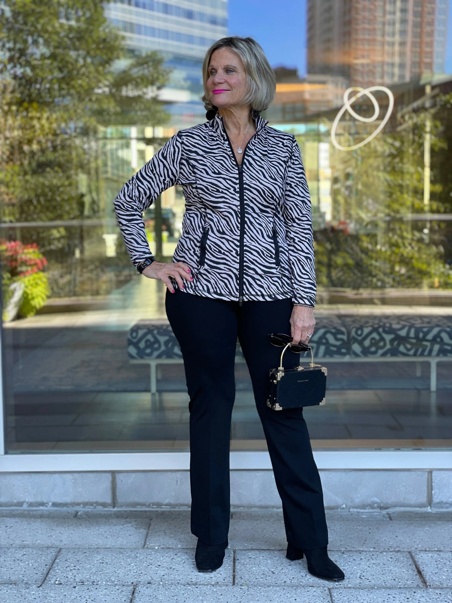 ATLANTA NIGHTS ZIPPER JACKET