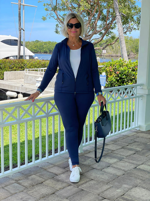 LULU-B NAVY LEGGINGS
