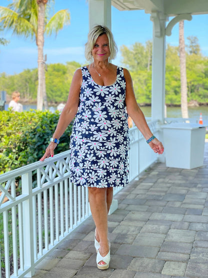 DAISY DAY LAYERED RUFFLE DRESS