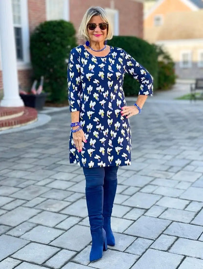 LULU-B NAVY DREAMING DRESS