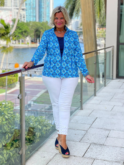 BAHAMA BLUE TURTLE FULL ZIPPER
