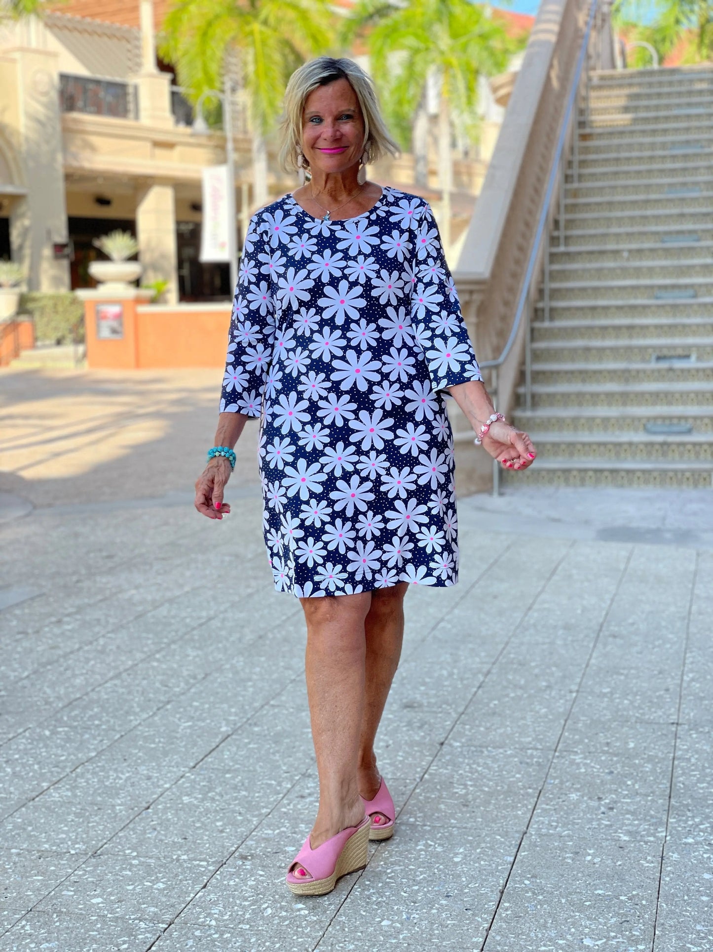DAISY DAY SLEEVE DRESS