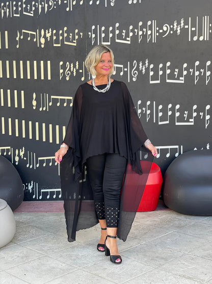 BLACK SPLASH TUNIC