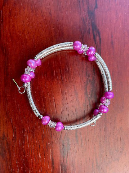 FRESH WATER PINK  BRACELET WRAP