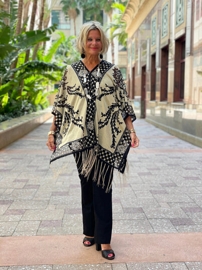 FOLLOW YOUR HEART BURNOUT 7 WAY SCARF