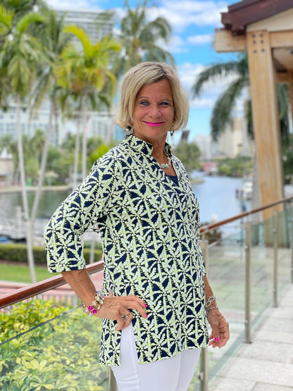 GREEN NAVY TUNIC