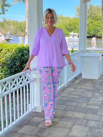CAROLINA PAISLEY PALAZZO