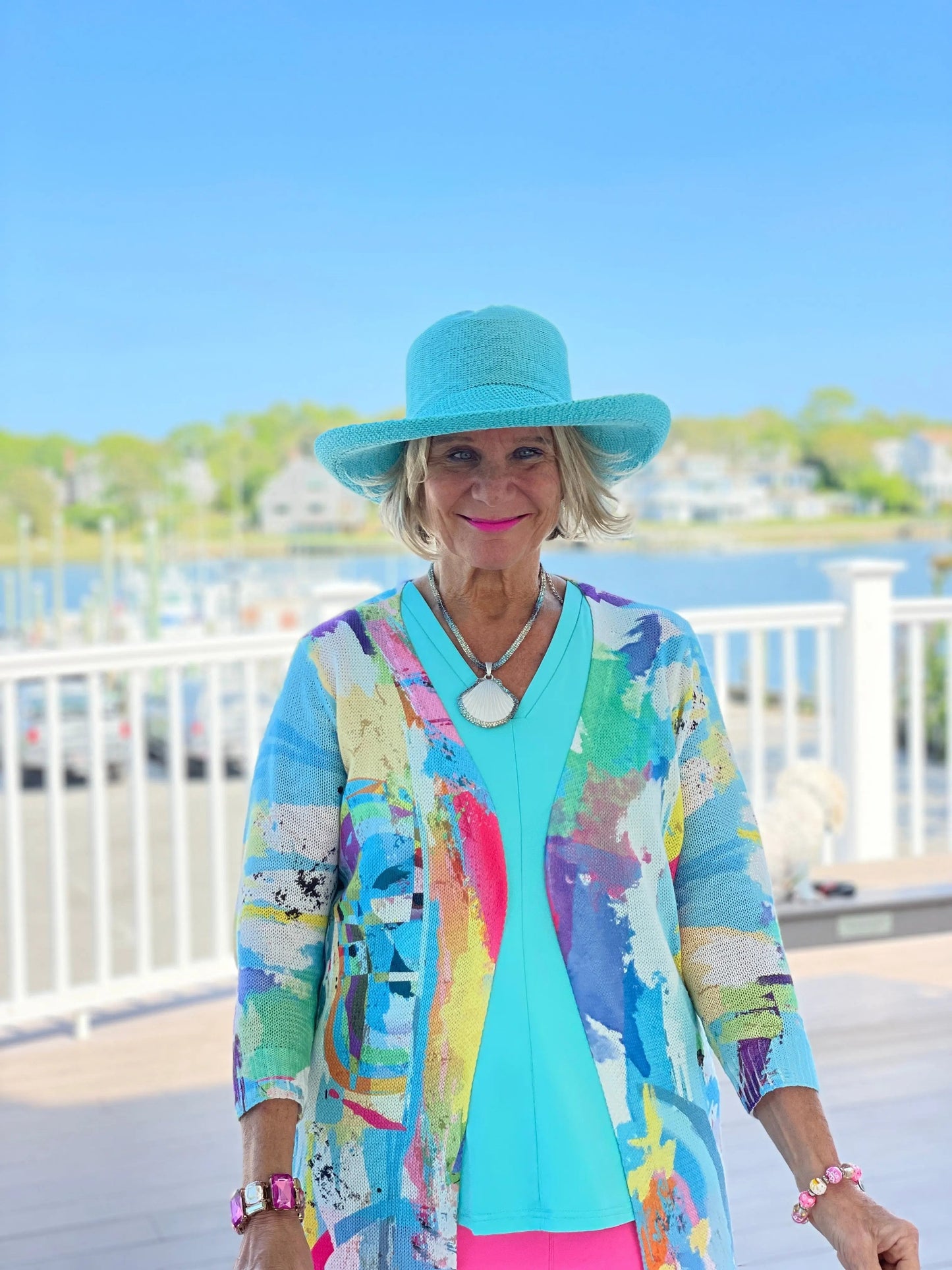 LULU-B SEAFOAM HAT