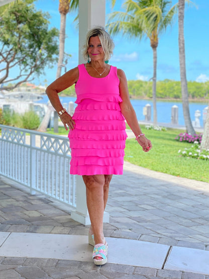 HOT PINK CHA CHA SKORT