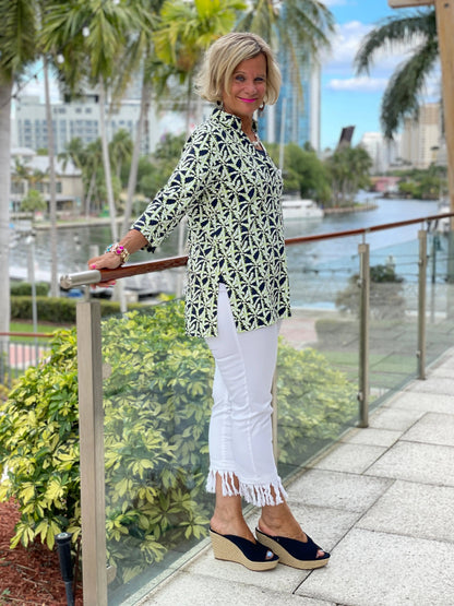 GREEN NAVY TUNIC