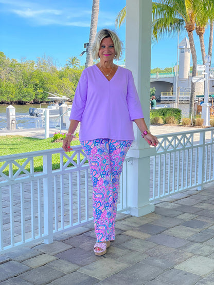 CAROLINA PAISLEY PALAZZO