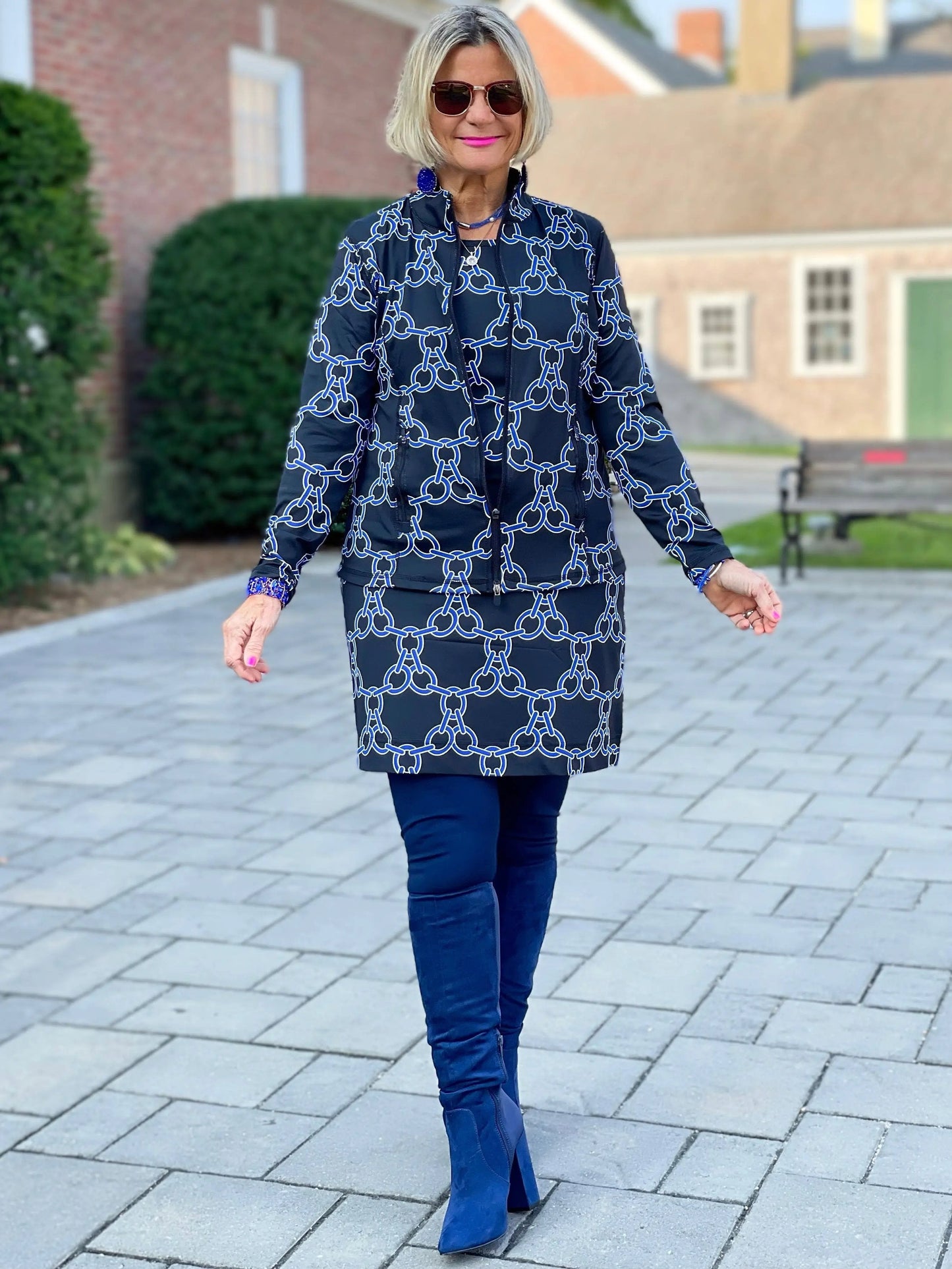 HARPER NAVY DRESS