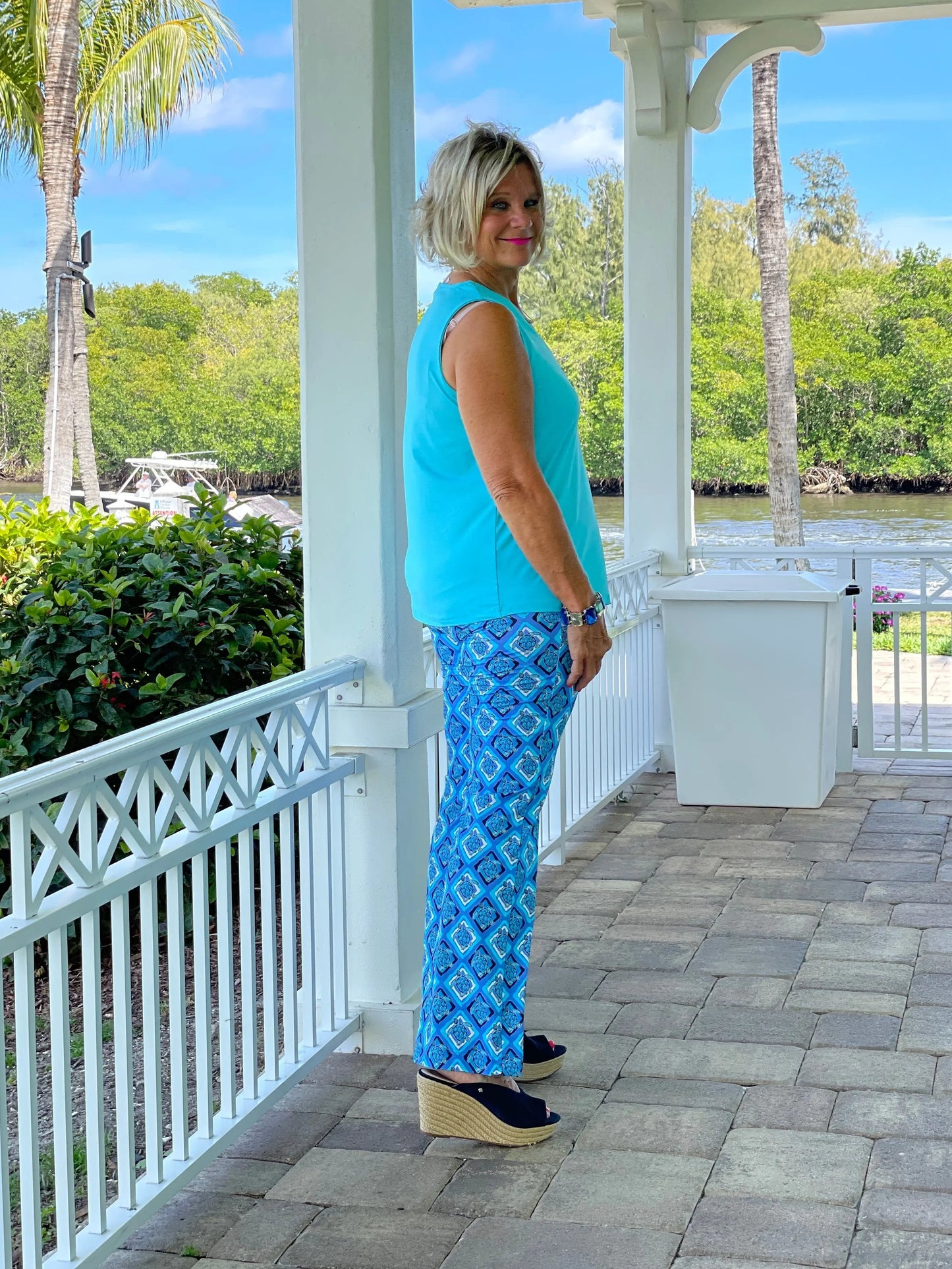 BAHAMA BLUE TURTLE PALAZZO