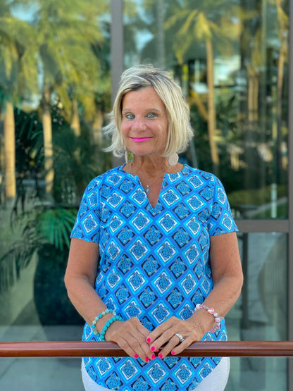 BAHAMA BLUE TURTLE SHORT SLEEVE