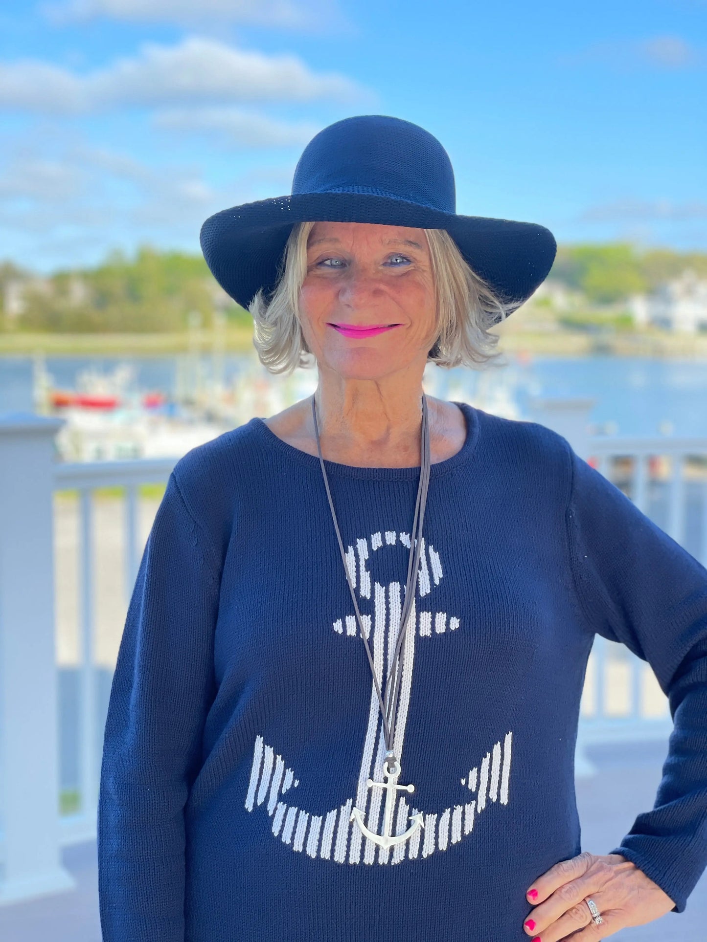 LULU-B NAVY HAT
