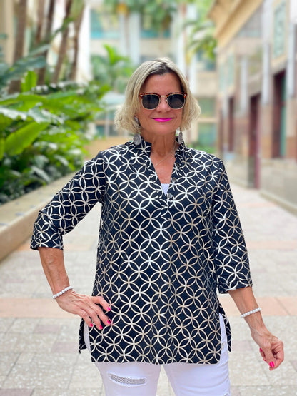 LULU-B SILVER LEME TUNIC